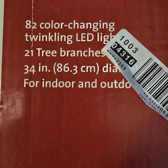 Winter Wonderland LED Color Changing Tree 60‎ Inch 82 Color Changing - Picture 4 of 11